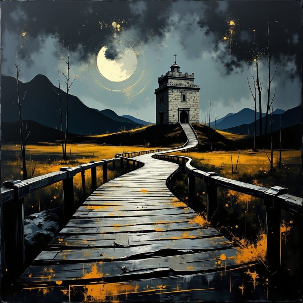 The less traveled way.