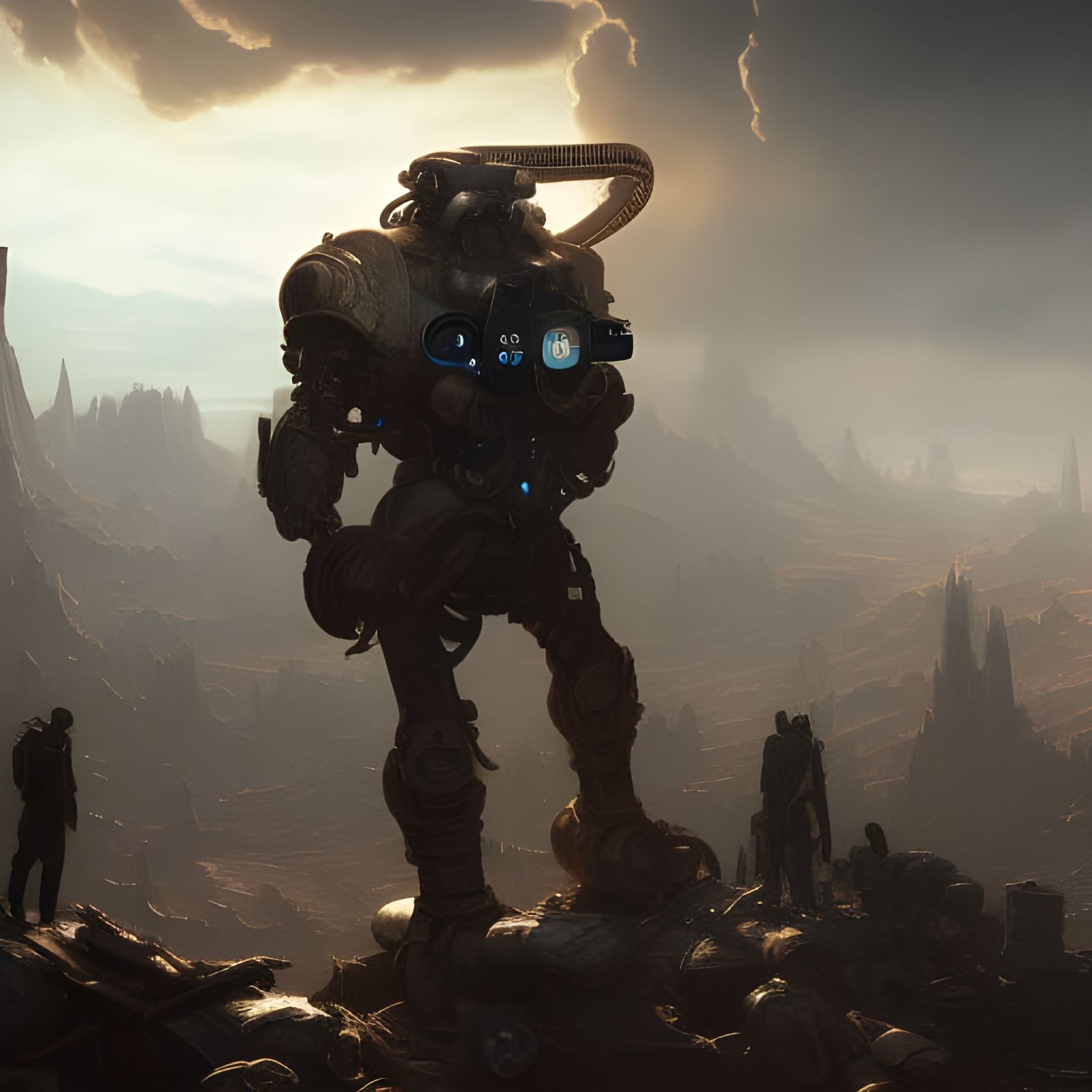 Dark Fantasy Fallout Concept Art in 8K