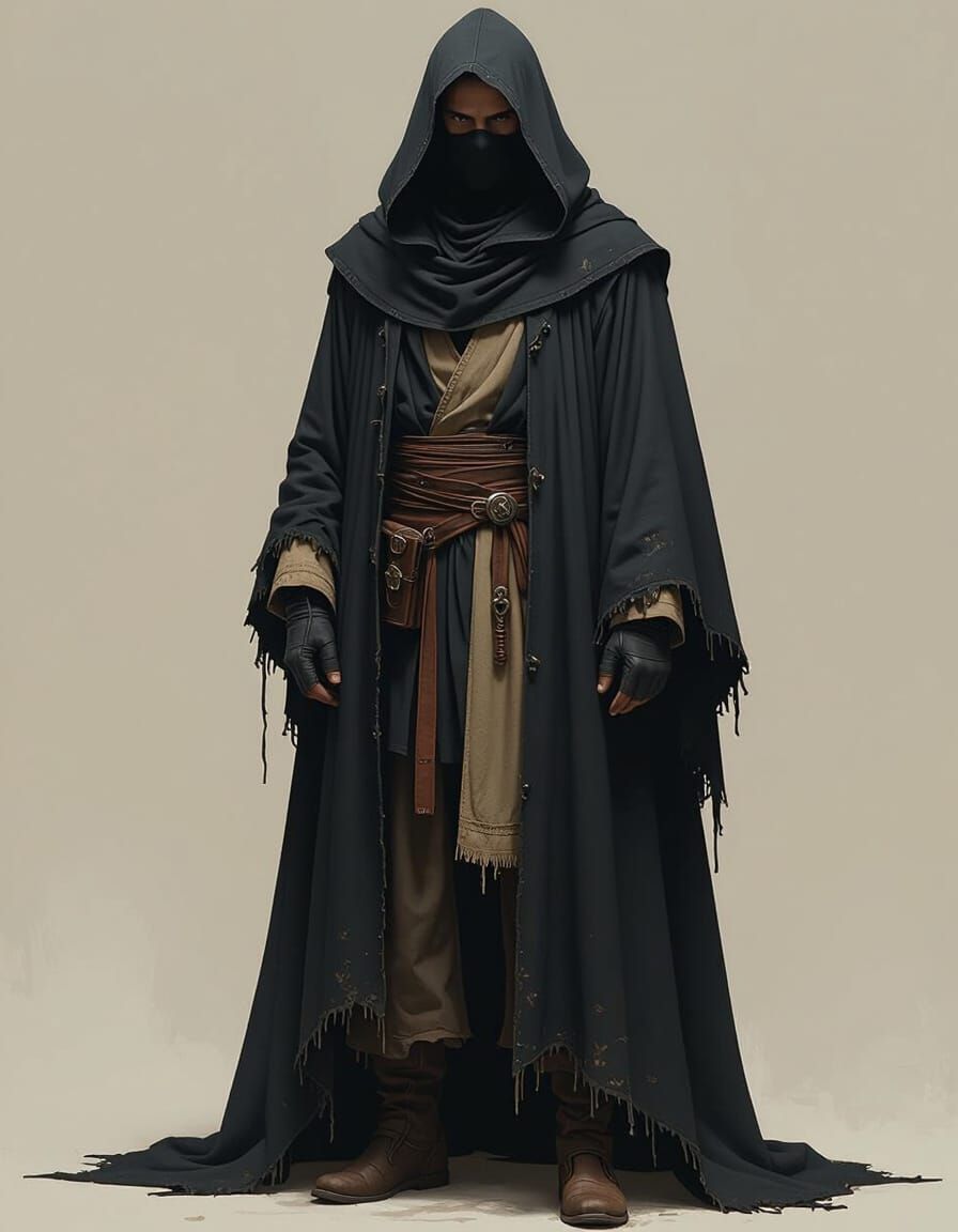 Medieval Wizard in the Style of Syd Mead
