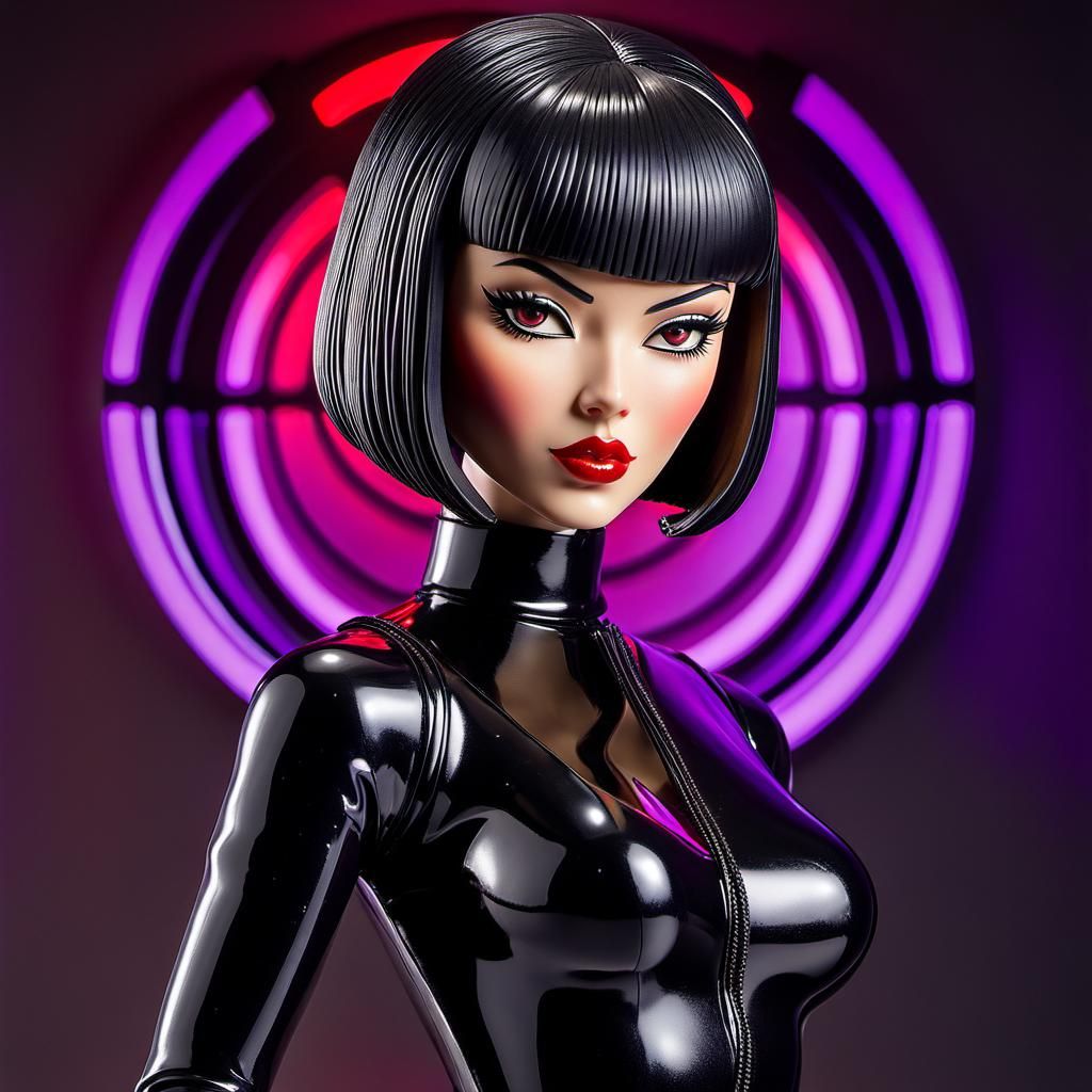 Image: Lady Sonia Vinyl.  (Relief-3-D)