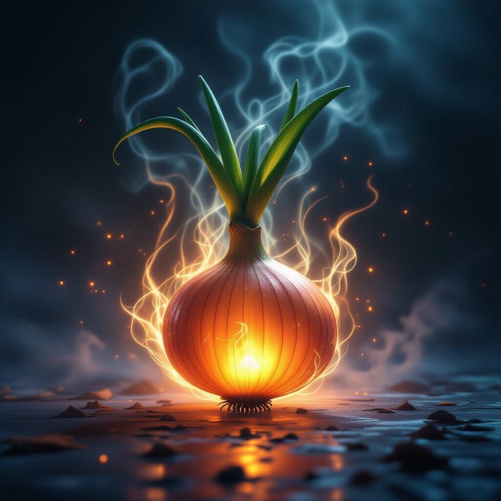 Magical Onion Aura Repels Evil Spirits Cinematographically