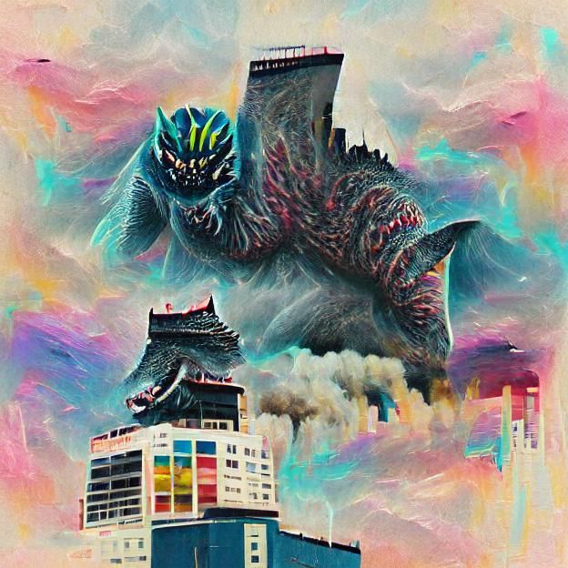Imposing Kaiju Monster
