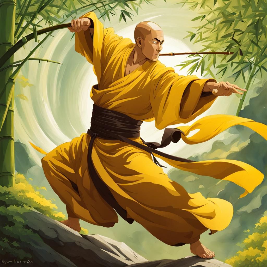 Monk Air Bender Powers Wind in Konietzko Style