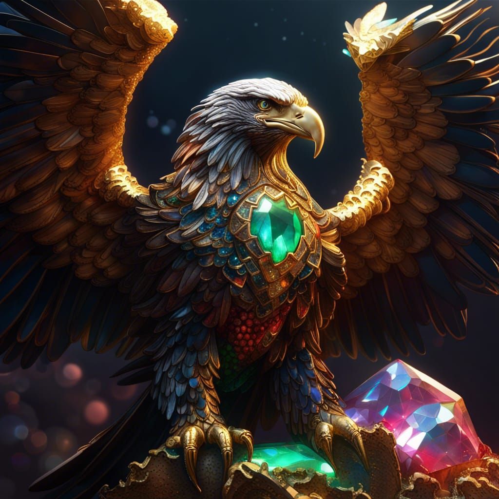 Gemstone Eagle: A Dark Fantasy Masterpiece