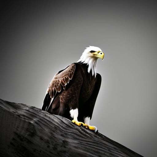 Hyperrealistic Eagle Portrait in High Definition
