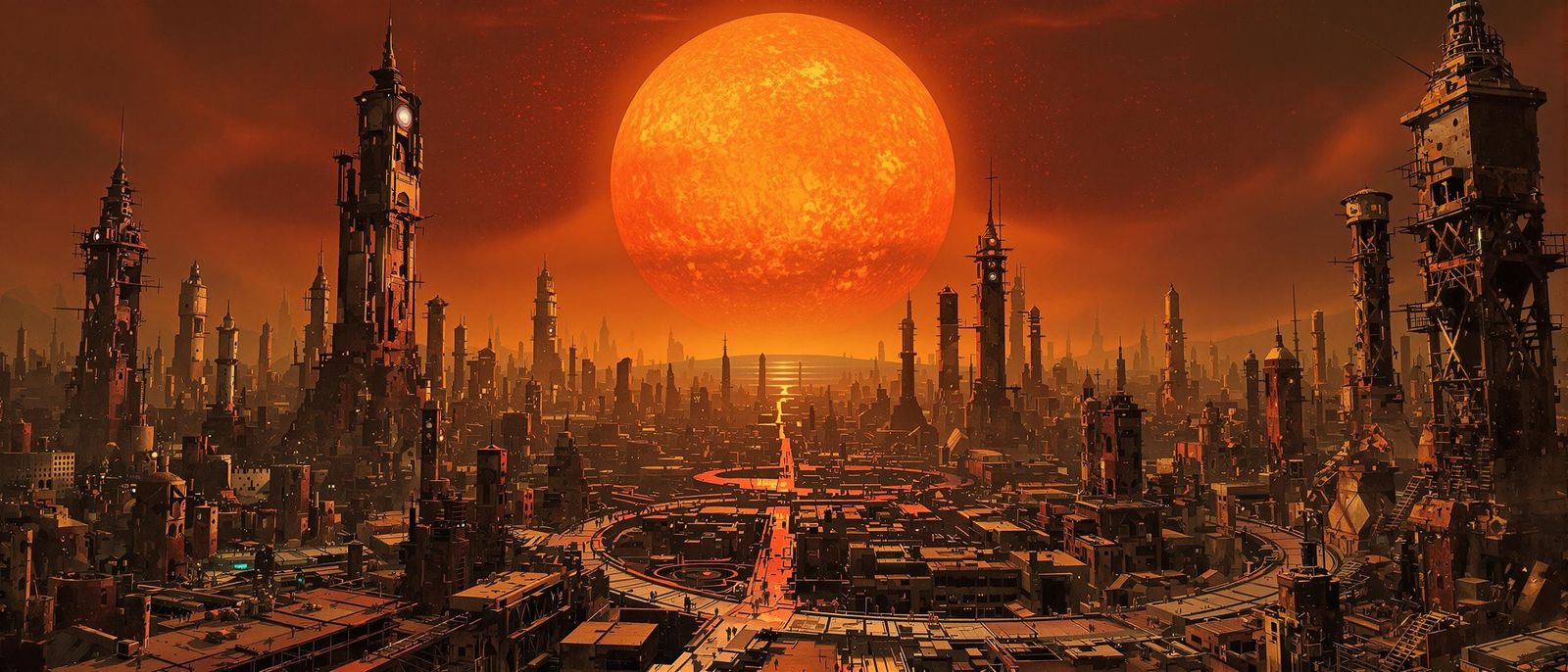 Sprawling Surreal Cityscape