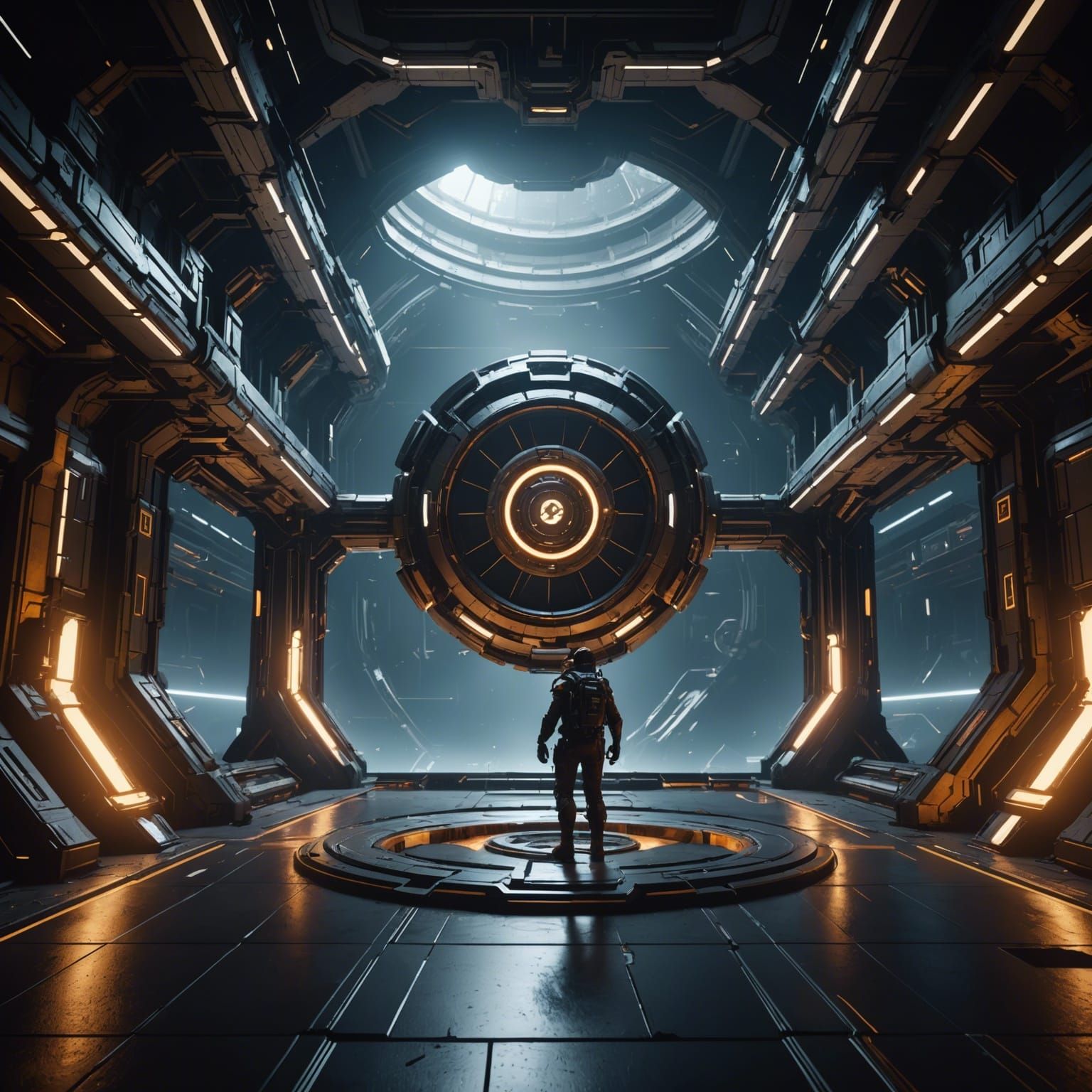 Antimatter in 3D Game Cinematic Style