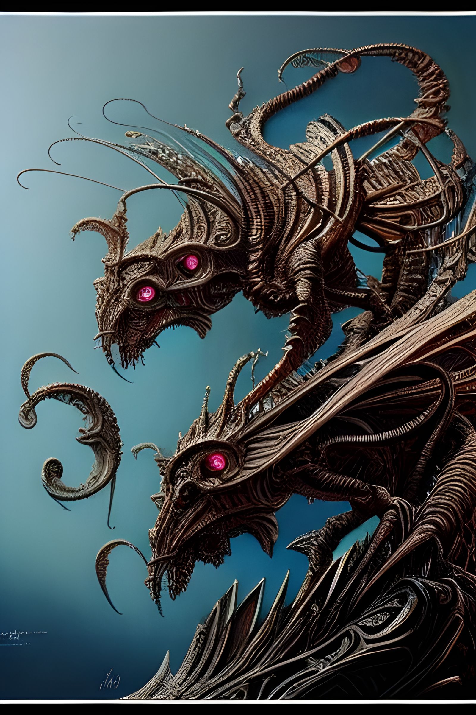 Intricate Scenic Image with Rich Colors