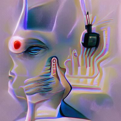 Conceptual Image of Mind Control