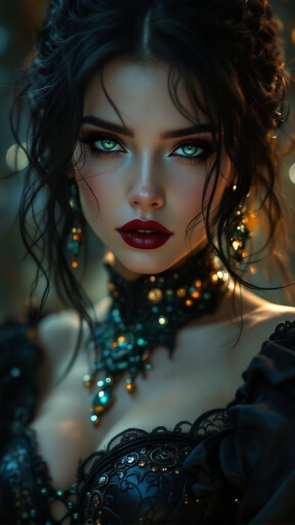 Gothic Royalty in Mystical Splendor