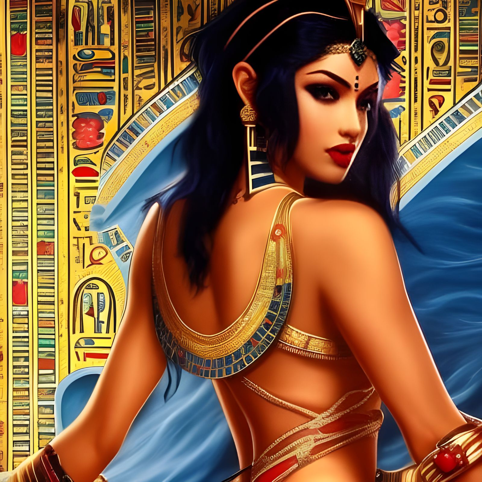 Ancient Egyptian Temple Dancer