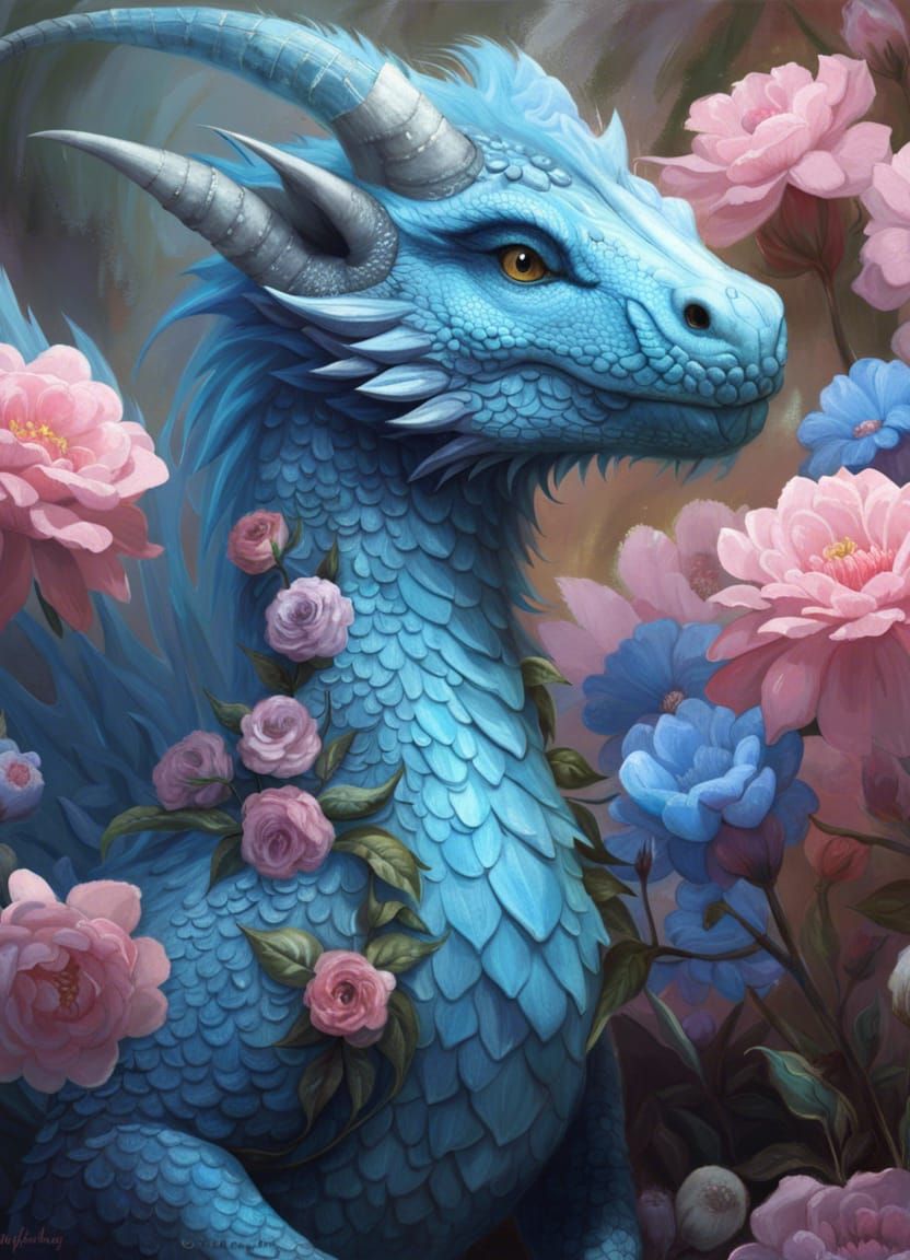 Blue Fey Dragon