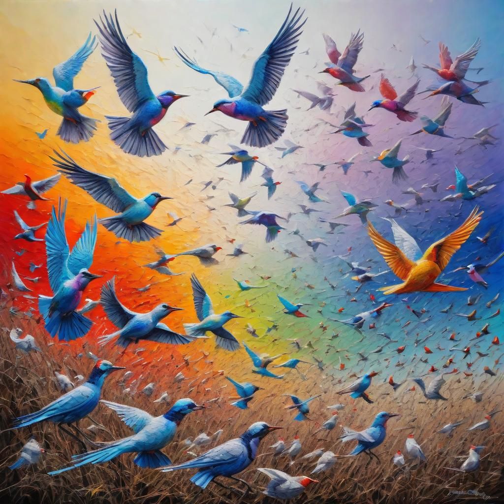 Atmosphere of birds