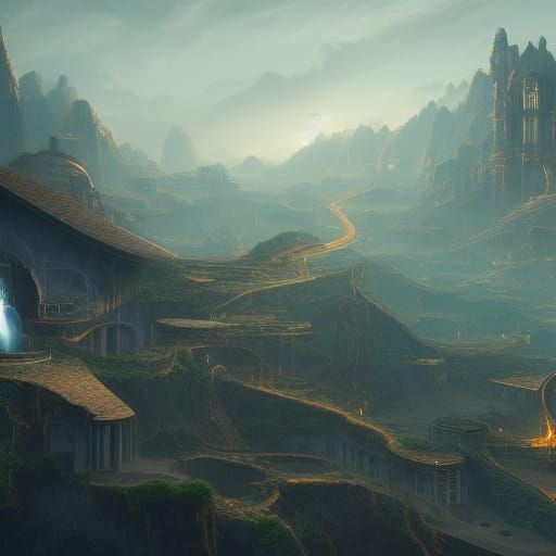 Elon Musk as Detailed Fantasy Concept Art