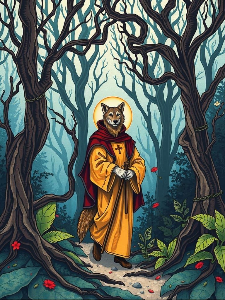 Saint Francis in Fursuit, Biopunk Graphic Novel