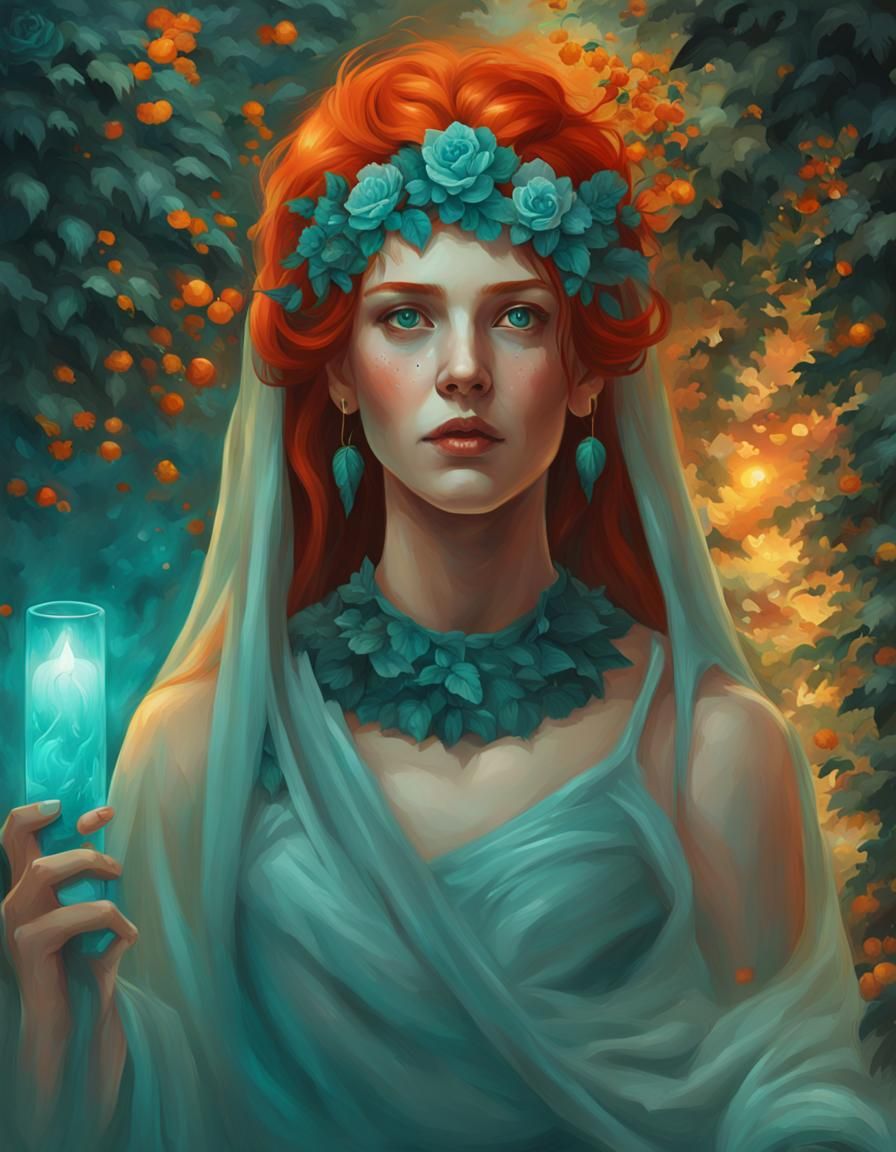 Persephone: Goddess of Underworld in Digital Art