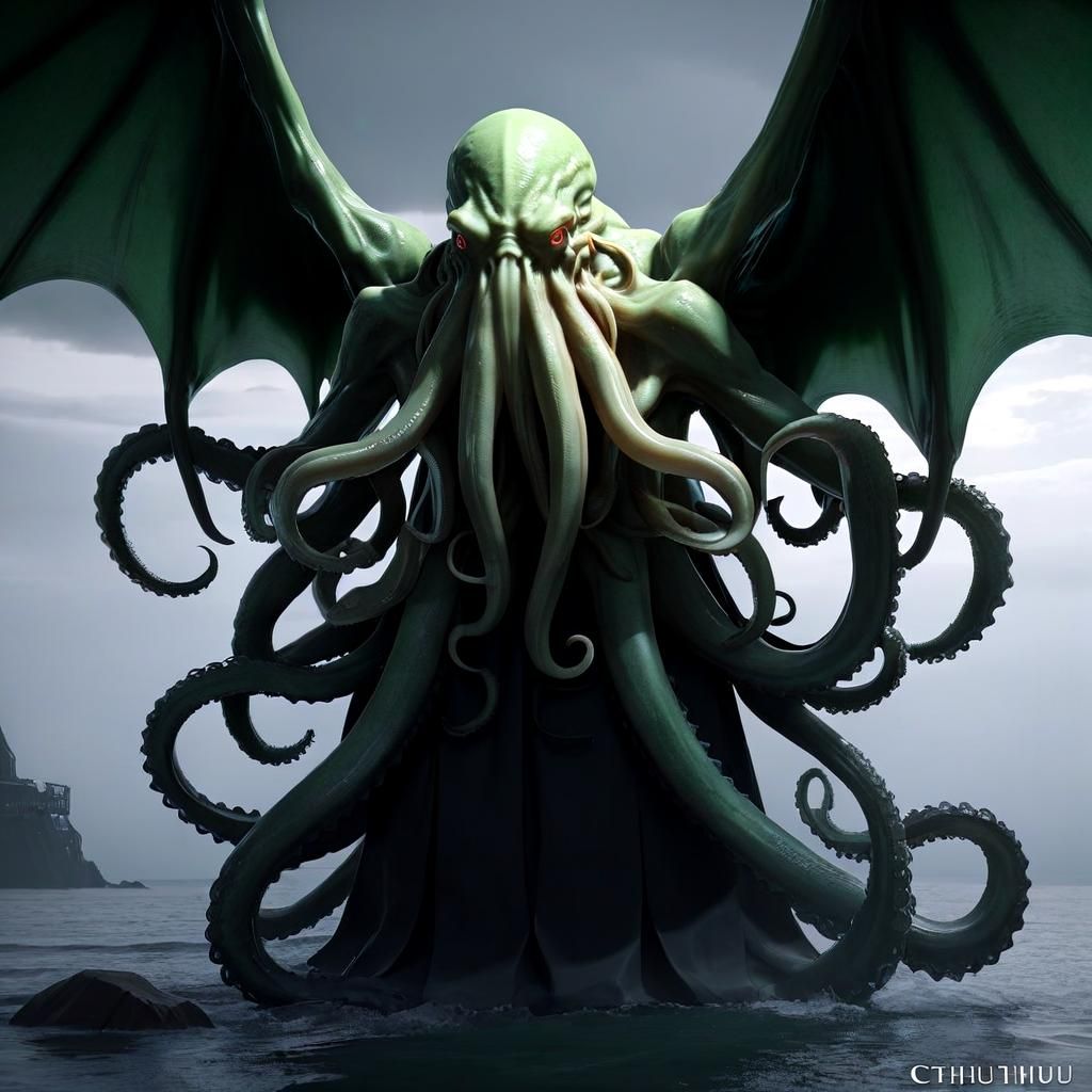 Cthulhu in Stunning 3D Anime Art