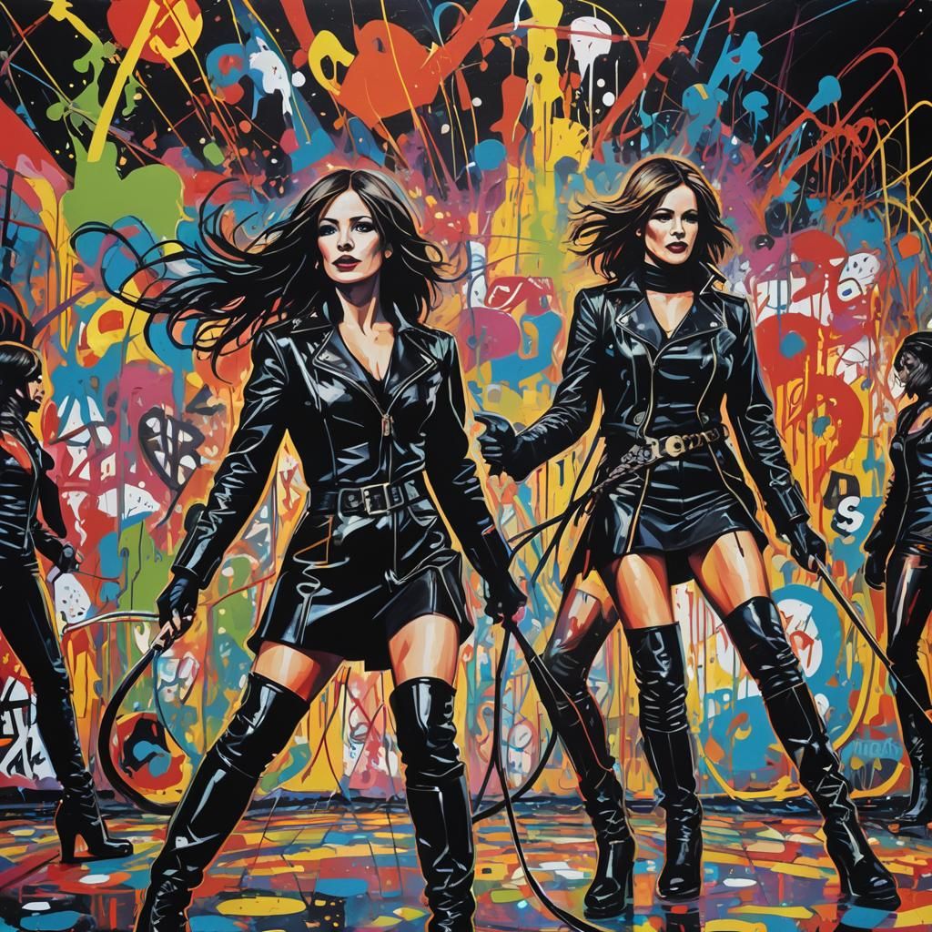 Surreal Pop Art: Ring Mistress in a Dreamlike Circus