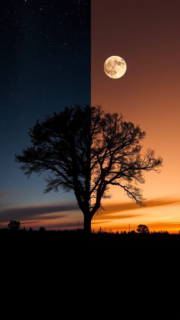 Natures Opposites : Day and Night