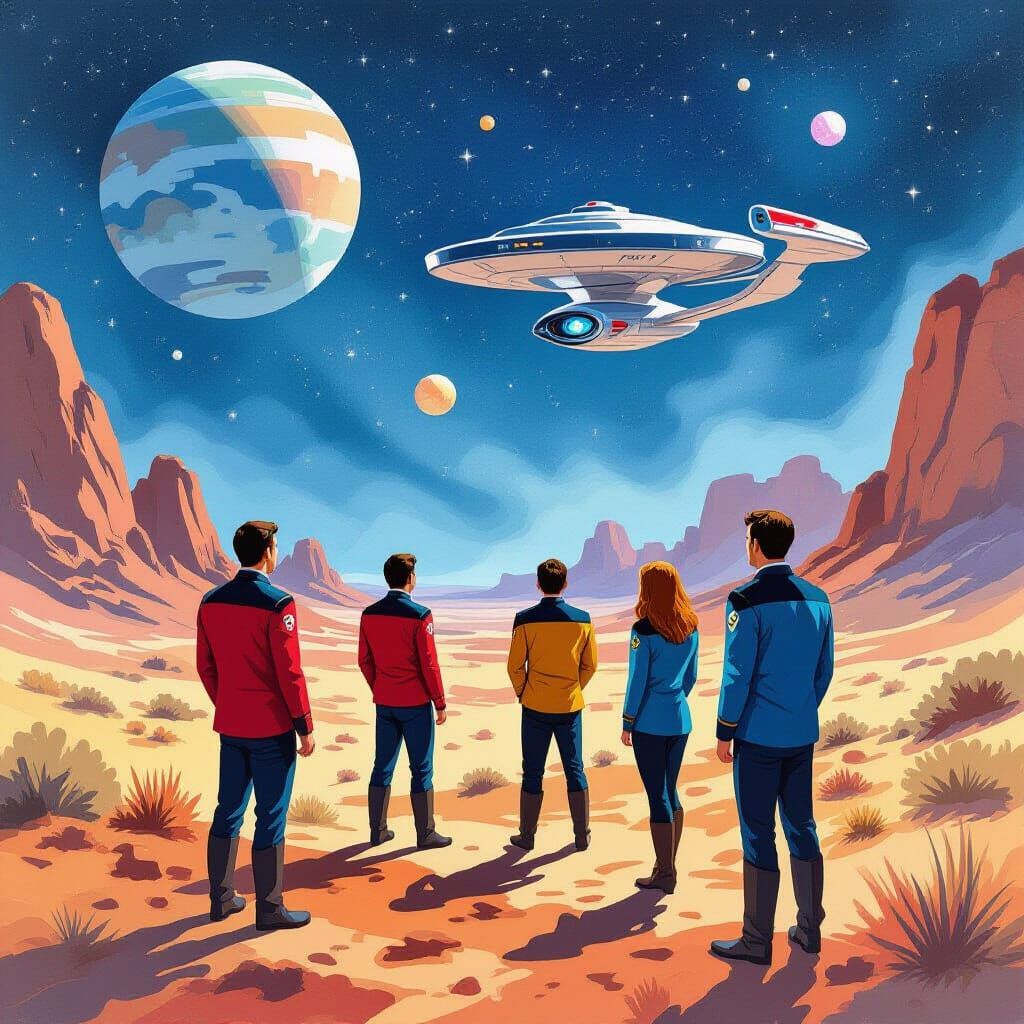 Star Trek Crew Prepares for New Planet