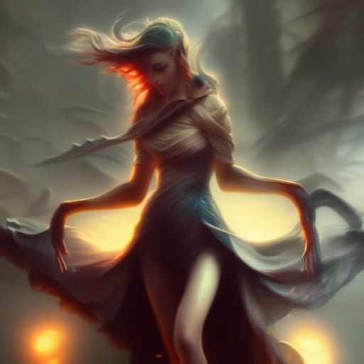 Dark Fantasy Queen of Devils, Hyperdetailed Art