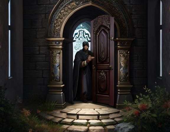 Biblical Illustration in Detailed Digital Art Style