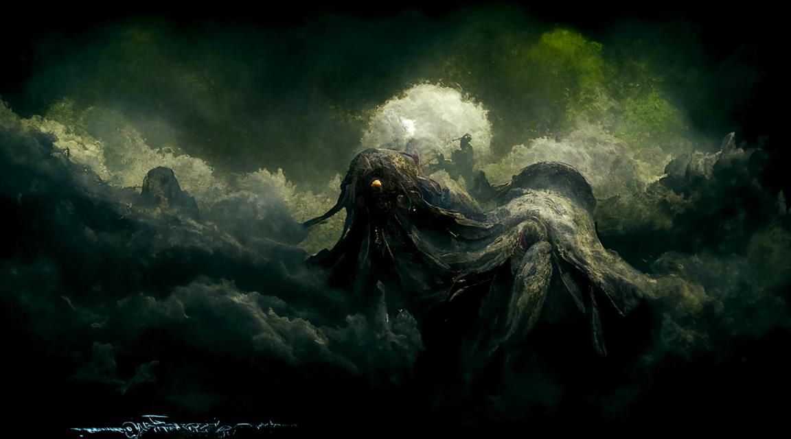 Eldritch Cthulhu Rising from the Deep