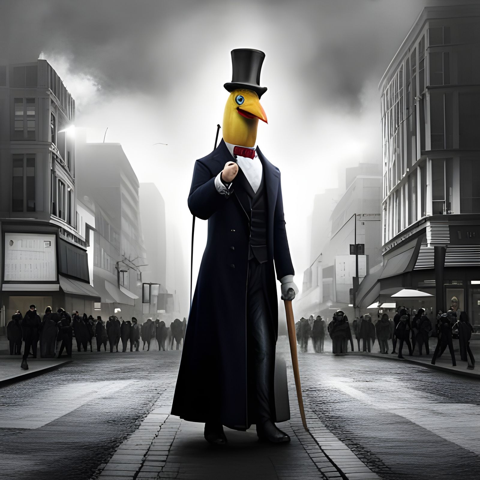 Rubber Chicken Shenanigans: A Silly April Fools' Day in the City