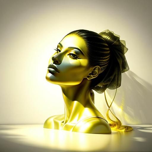 Dramatic Chiaroscuro Study in Light and Shadow