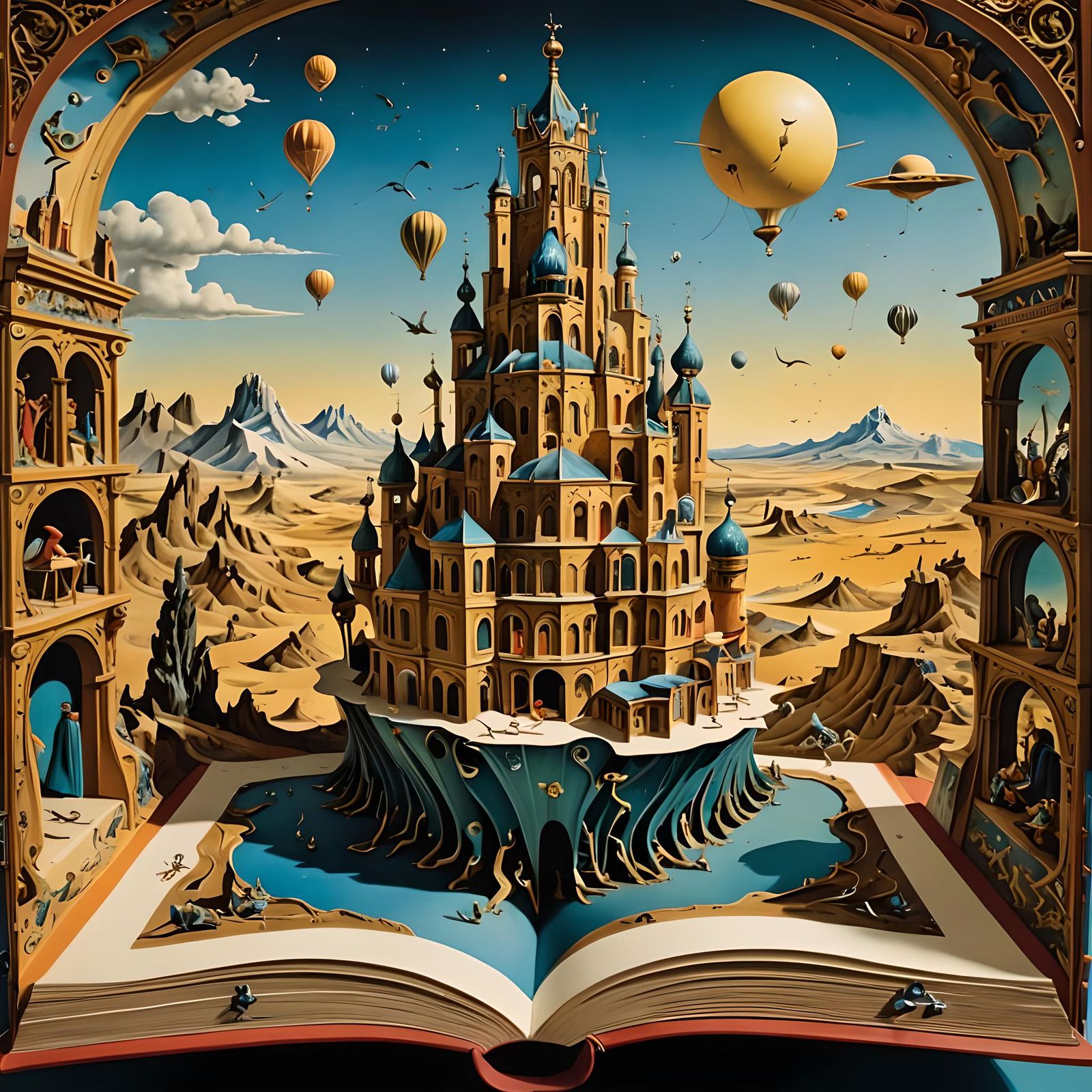 Salvador Dalí’s Pop-up Book (surrealism)