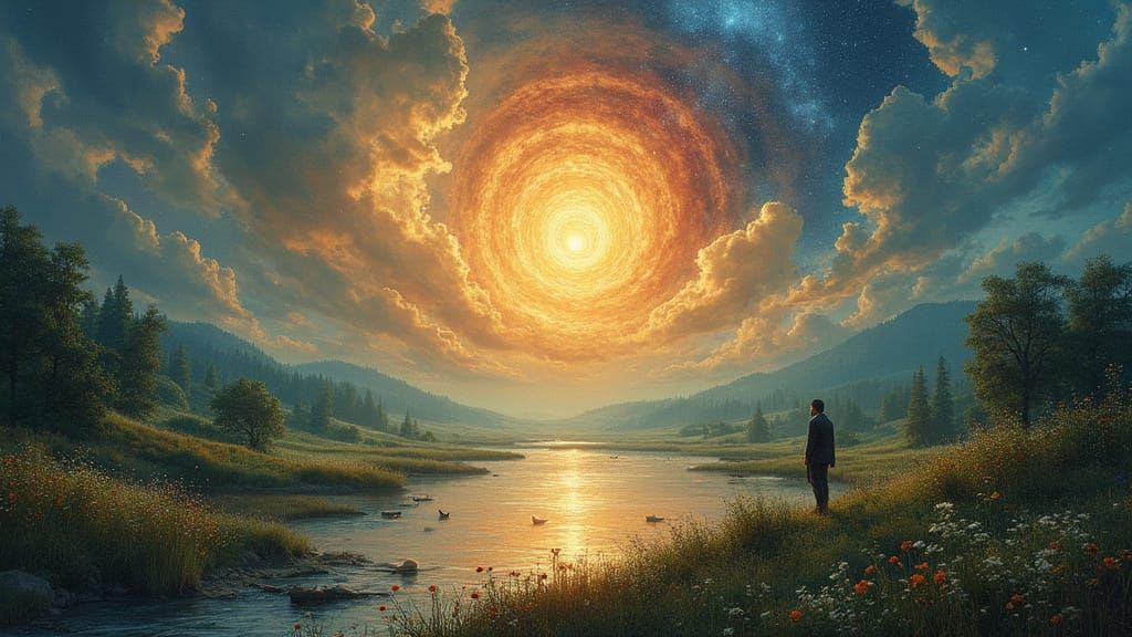 A Futuristic Garden of Inner Balance and Harmony