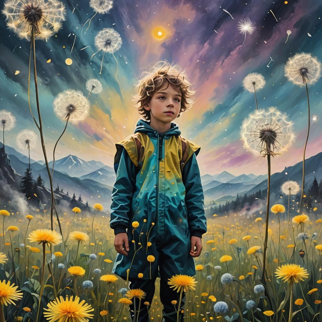 Halloween Dreamscape: Surrealist Art in Vibrant Colors