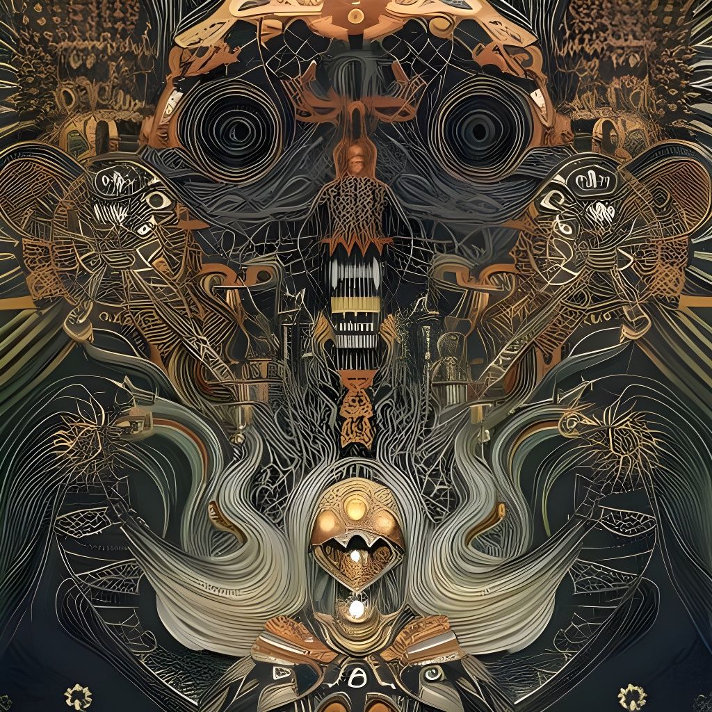 Surrealist Rendition of the Four Horsemen