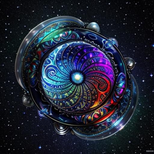 Surreal Pillow Fight Club in Art Nouveau Style