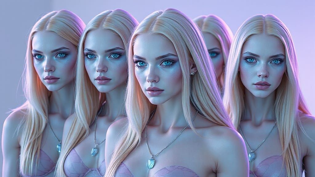 Ethereal Pleidians: Tall, Youthful Beings in Hyperrealistic ...