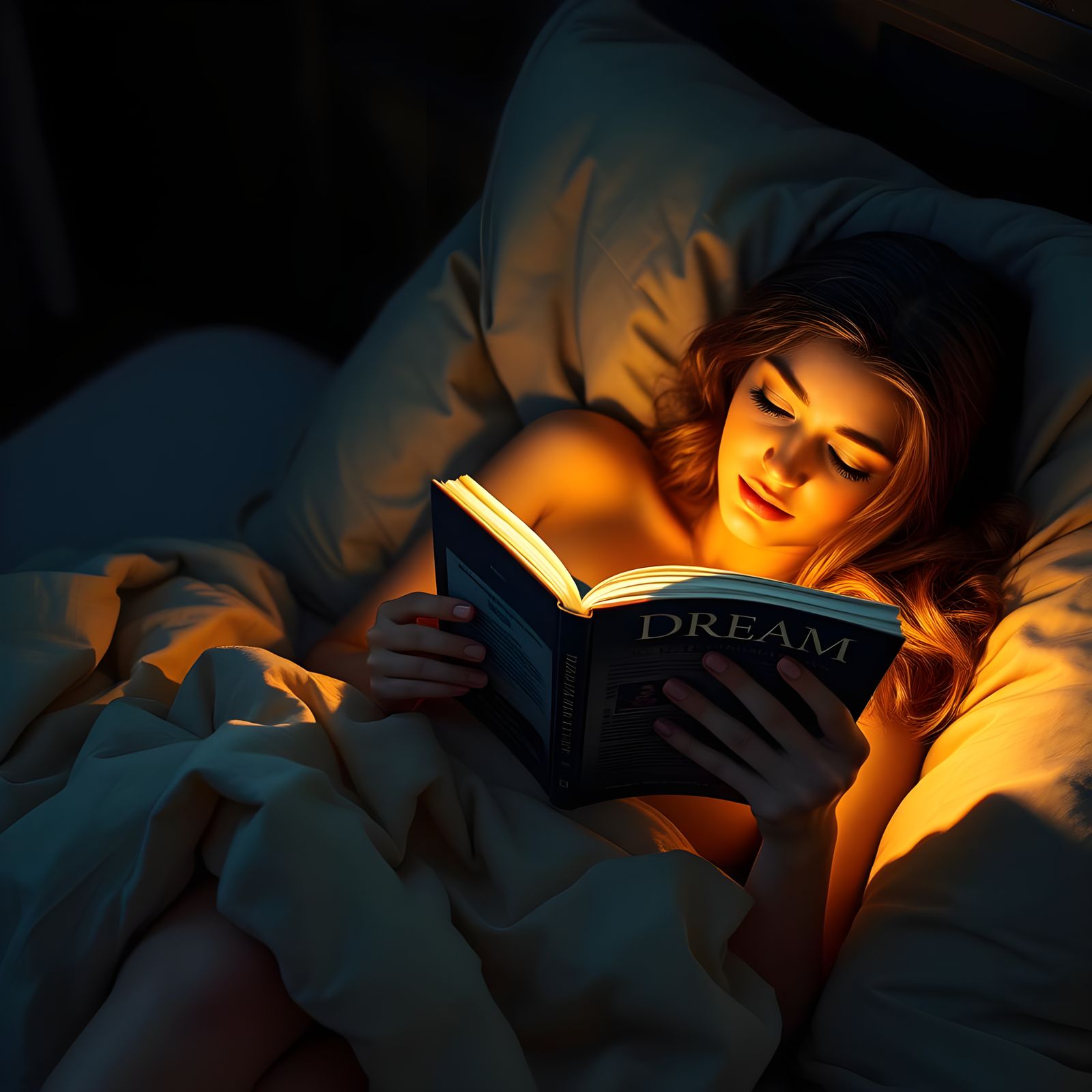 Woman Reading: A Caravaggio-Turner Inspired Moment