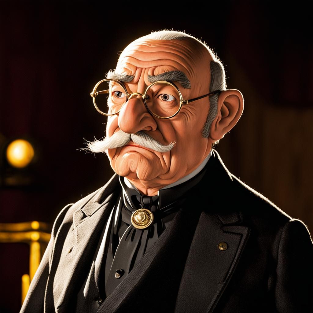 Abstract Image of a Curmudgeon