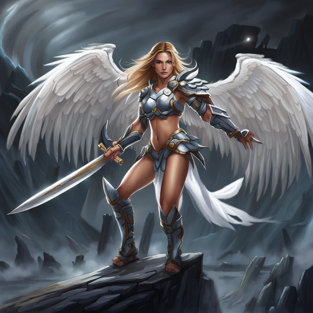 Angel Warrior AI Image