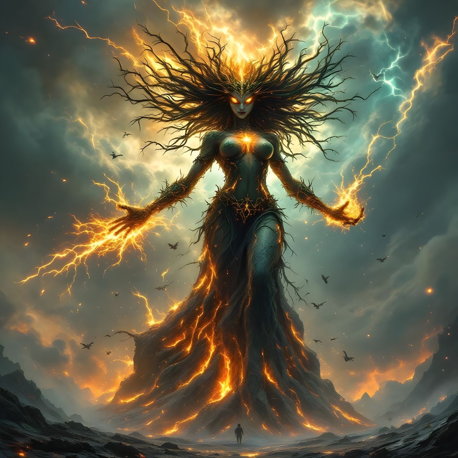 Mother Earth Supervillain Rises: Post-Apocalyptic Fury