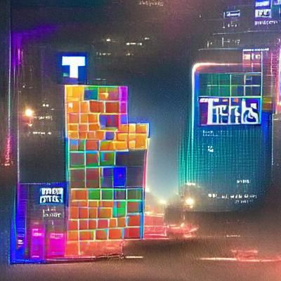 Tetris Blocks Arrangement