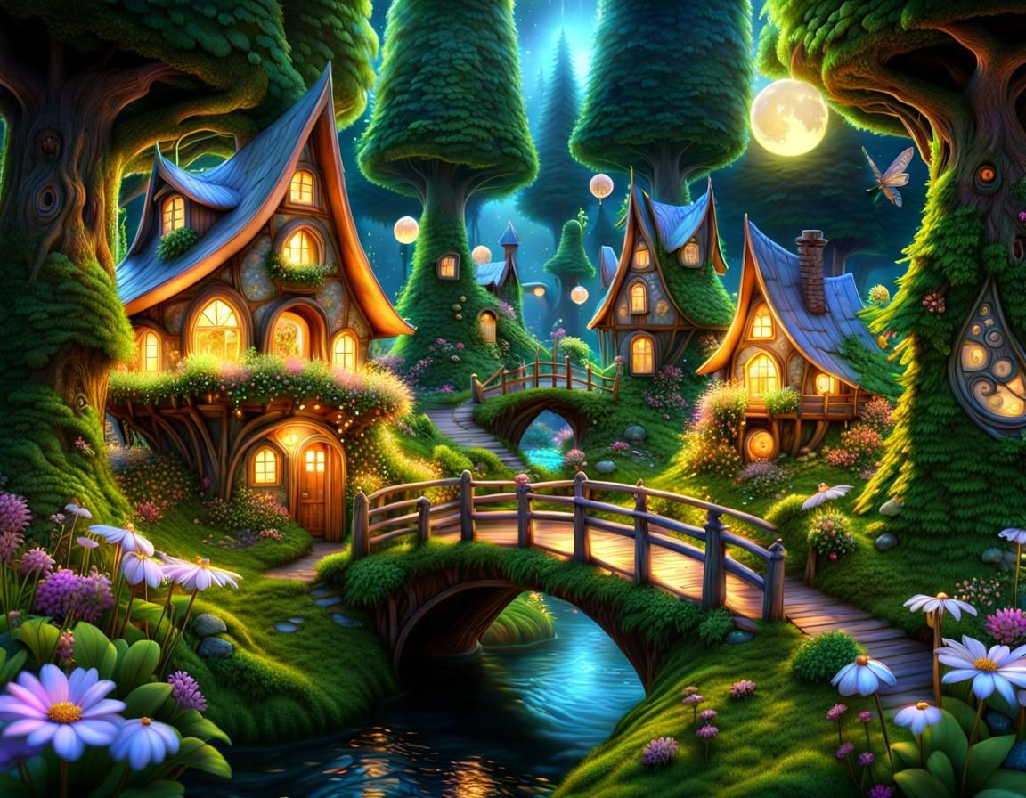 Odd Little Fairy Village
