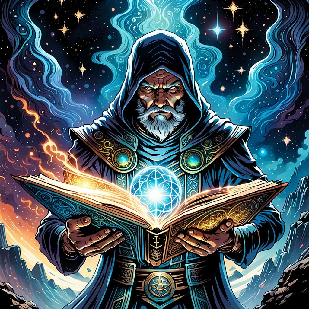 DnD Alive: Holographic Comic Book Illustration