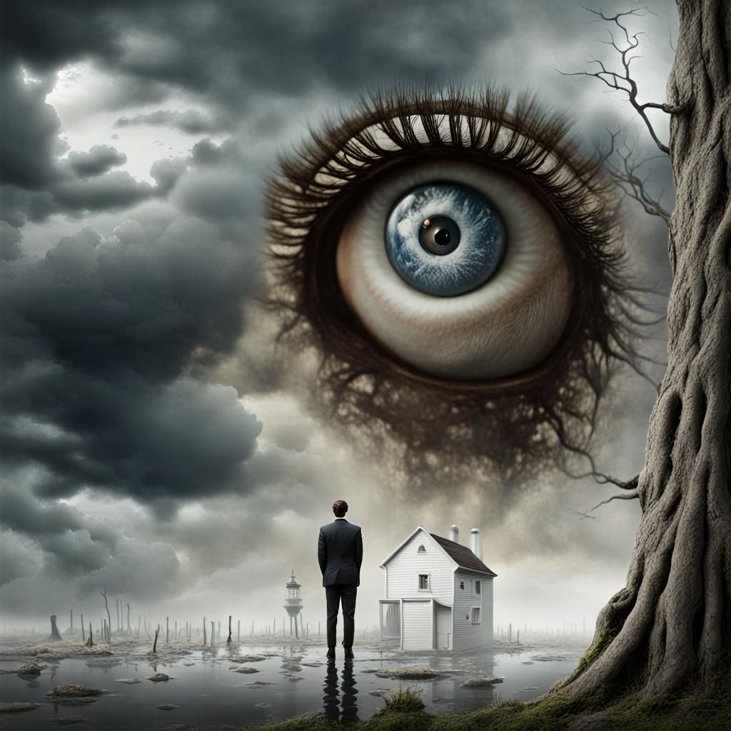 Surreal Antinatalism Dreamscape by Igor Morski