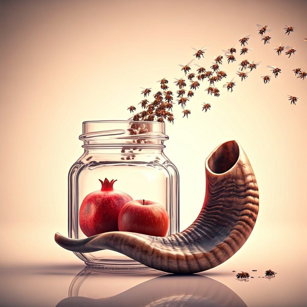 Honey Jar, Shofar, and Neon Glow: Synthwave Dream