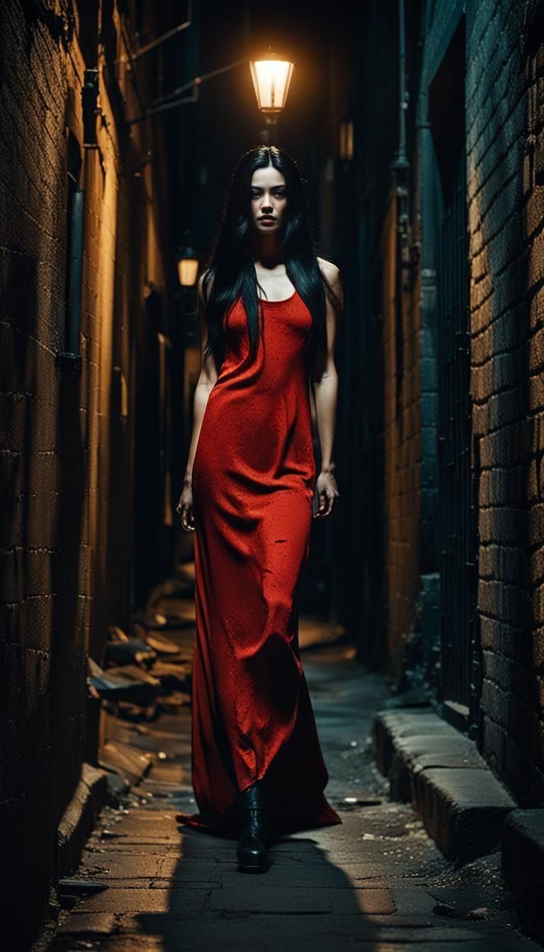 Vixen in a Seedy Alley