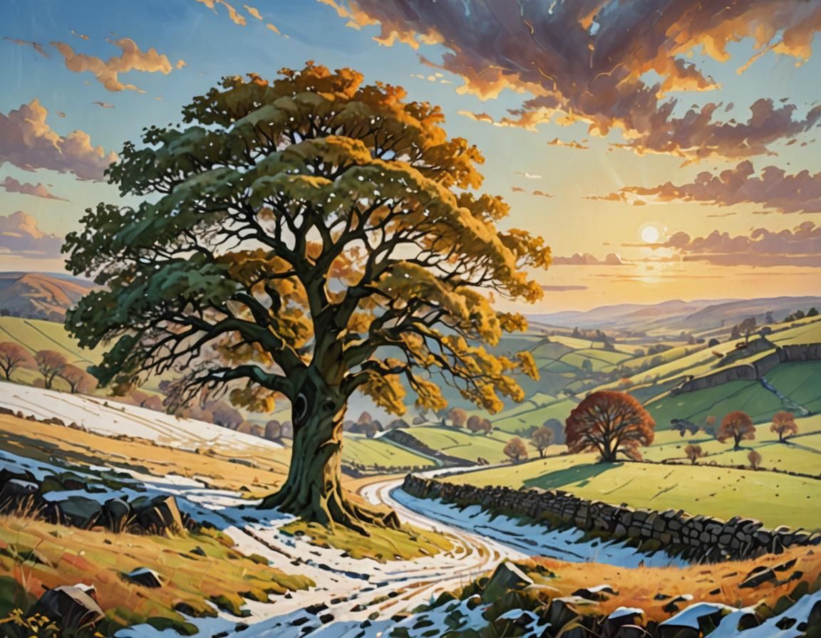 The Rebirth of the Sycamore Gap tree or Robin Hood tree was ...