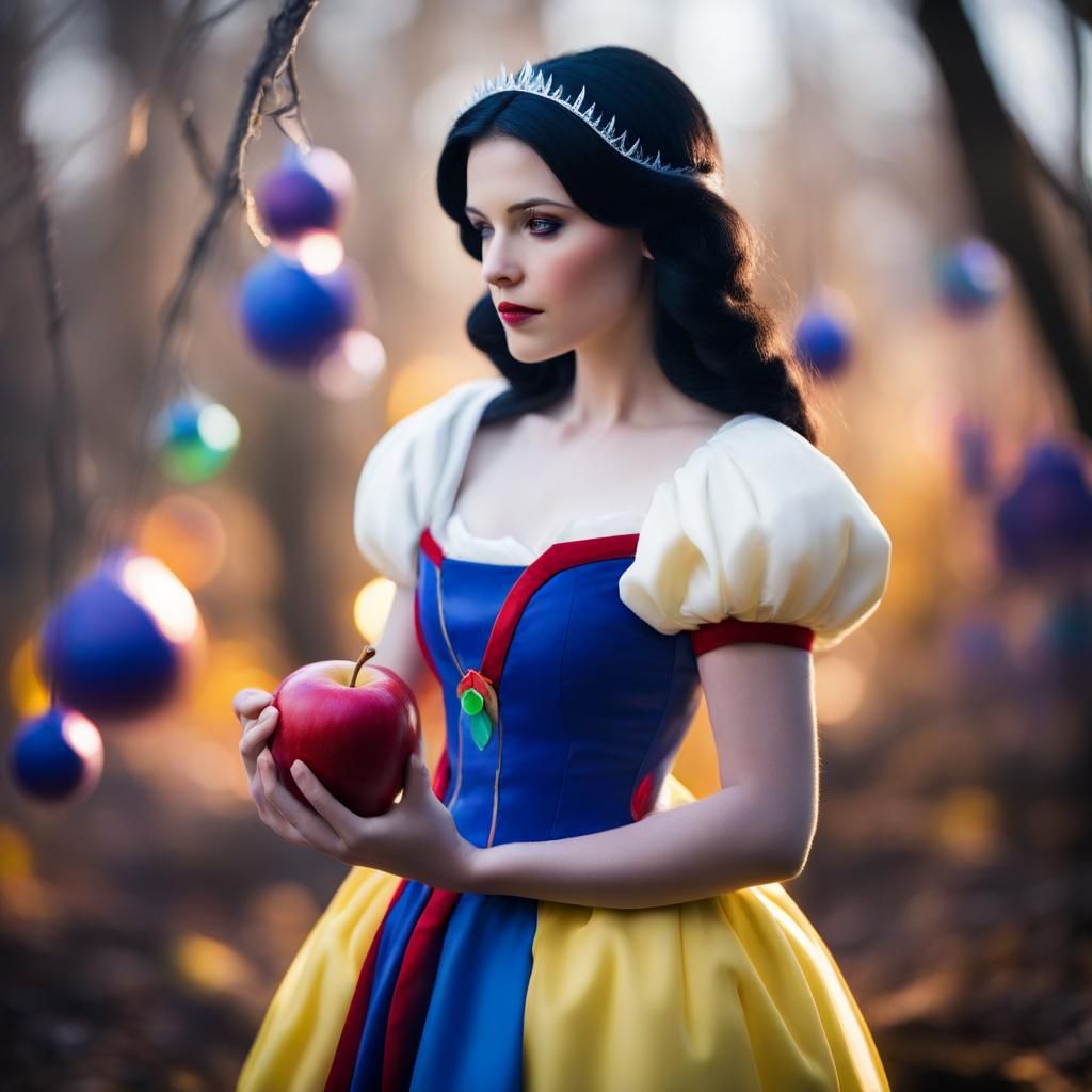 Snow White and Seven Narns in Sci-Fi Style