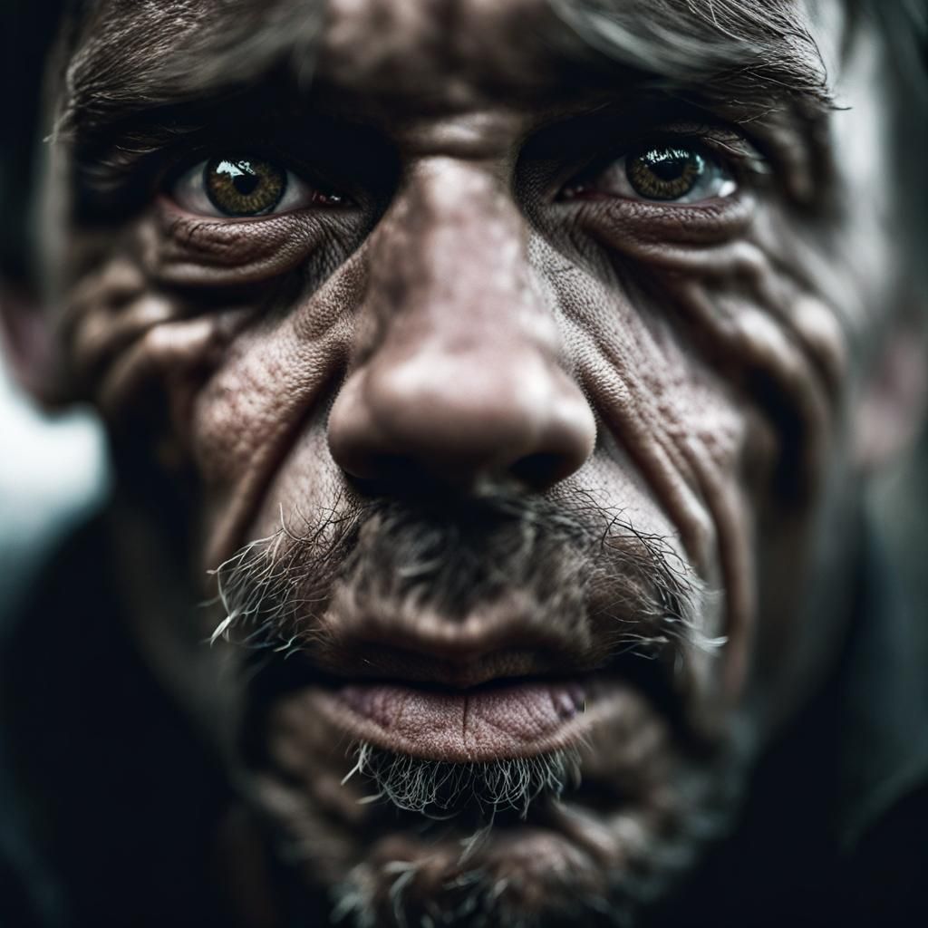 Intense Portrait Inspired by Jeffries, Albi, Kuipers