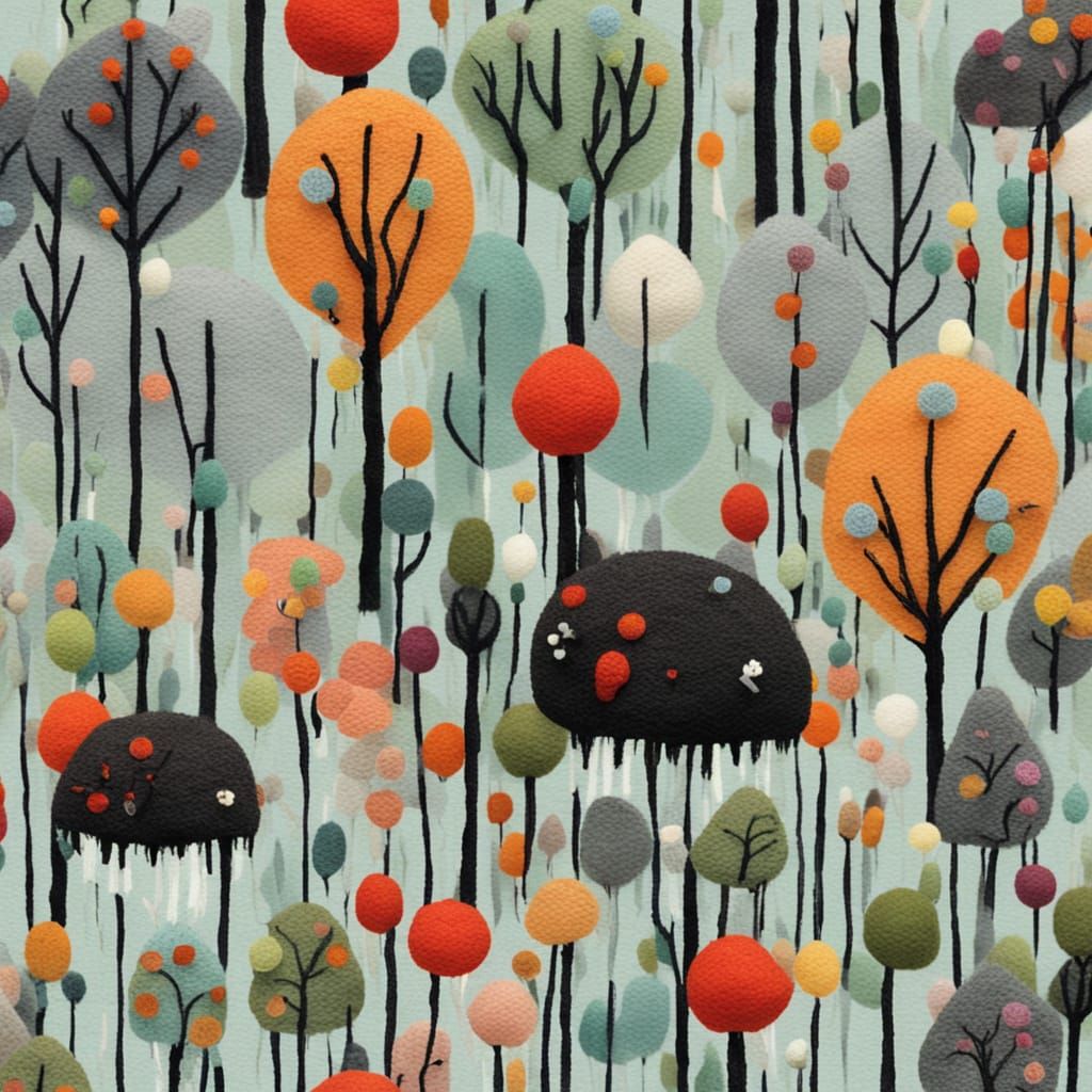 Felted Animal Figures: Handcrafted Needle-Felted Art