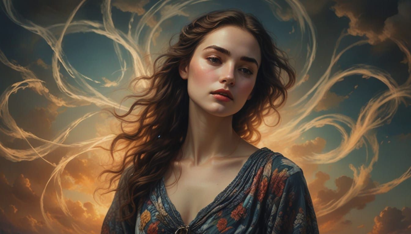 Ethereal Sailboat Dreamscape in Impressionist Style